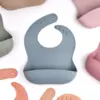 Food Safe Silicone Bib BPA Free Babies Feeding Set Cute Silicone Baby Bibs For Babies & Toddlers